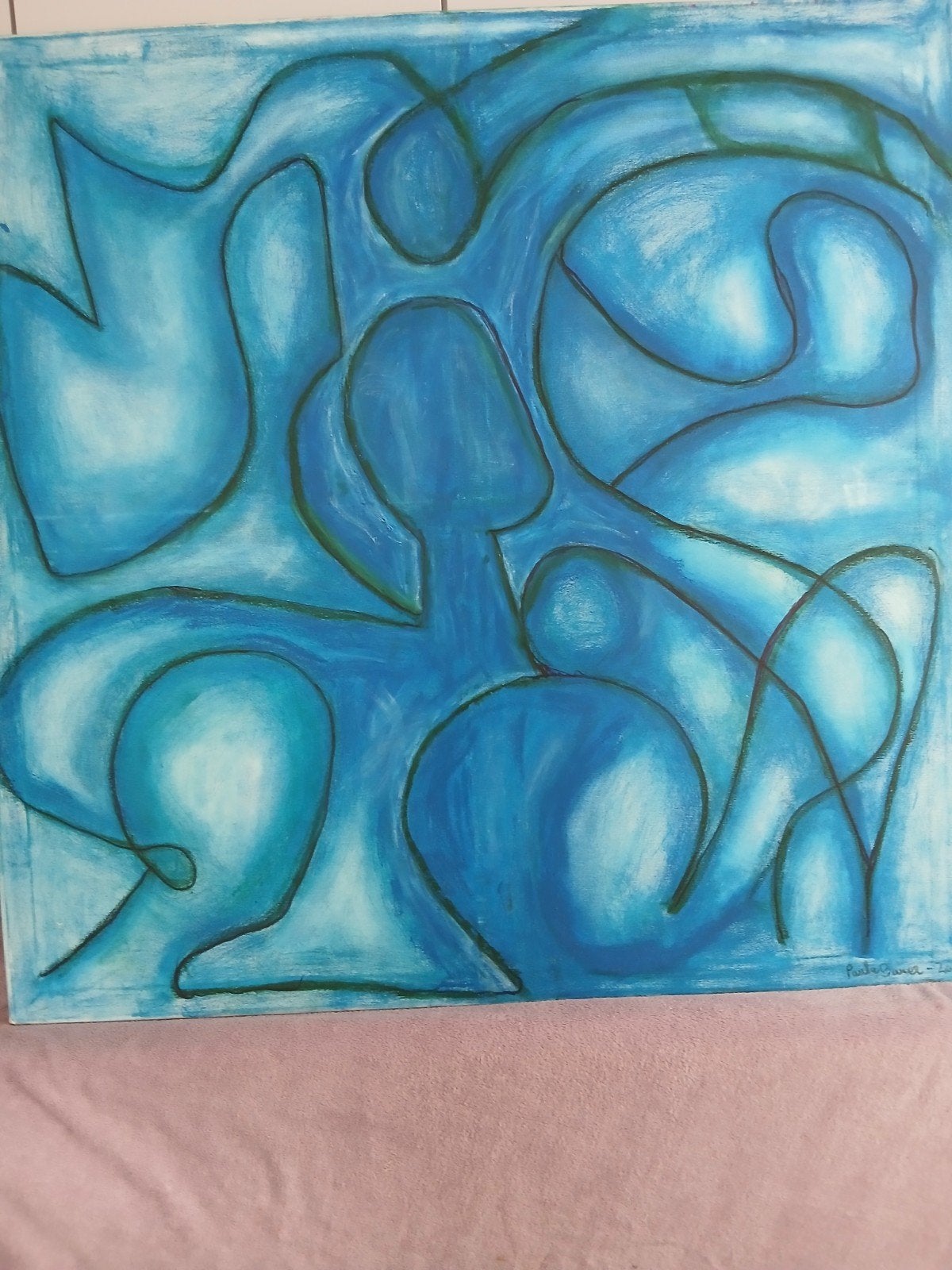 Tableau abstrait, Enlèvement