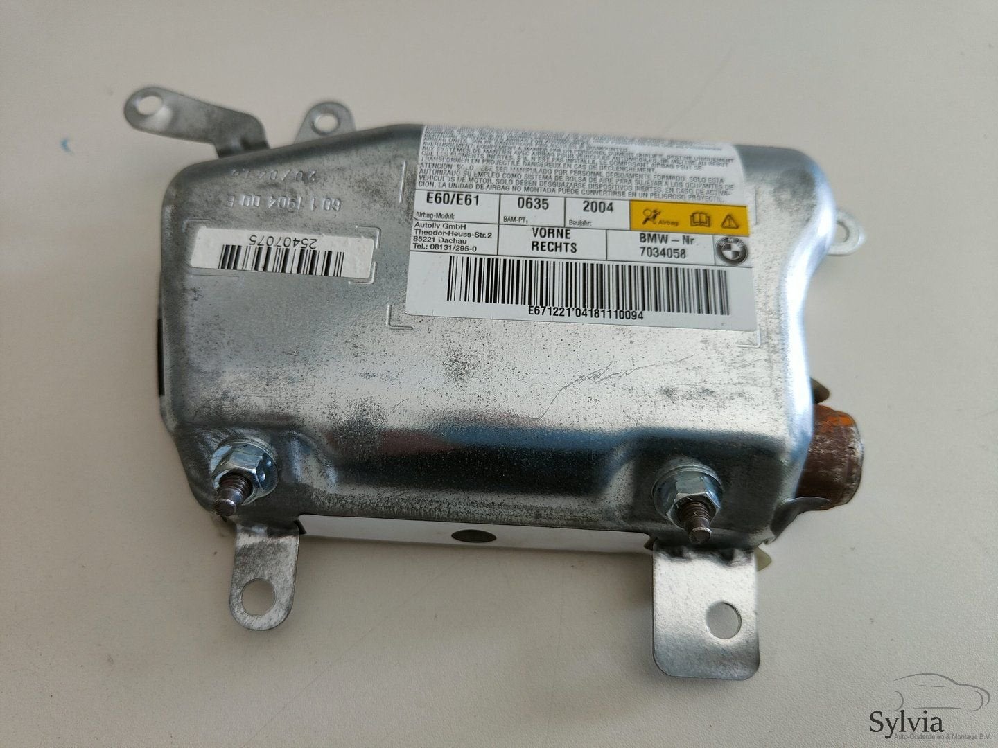 Airbag portier deur rechts BMW 5 serie E60 E61  7034058 / 69, -, Utilisé, -, -