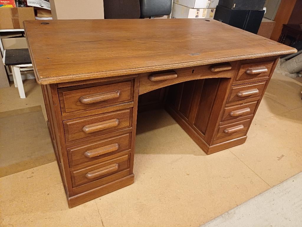 BUREELMEUBEL Antiek, Huis en Inrichting, Bureaus, Ophalen, Antiek, 140 cm, 78 cm