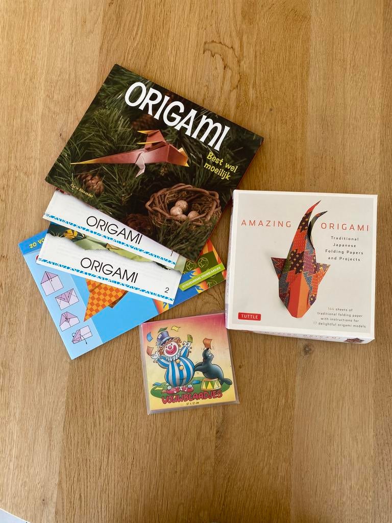 Origamipapiertjes en -boeken, Enlèvement ou Envoi, Neuf