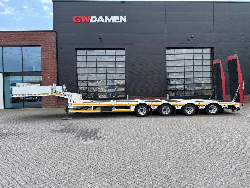 Faymonville STN-4AX Extendable ,Hydraulik ramps, Autos, Achat, Autres carburants, Remorques et Semi-remorques, Blanc