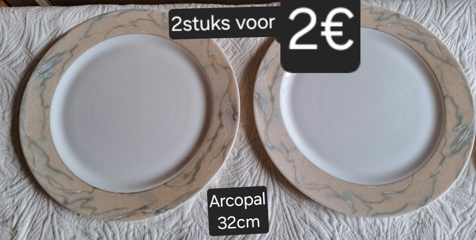 Arcopal grote borden, Ophalen