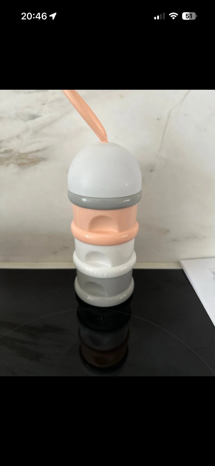 Boîte de distribution de lait en poudre Beaba, Enlèvement, Comme neuf