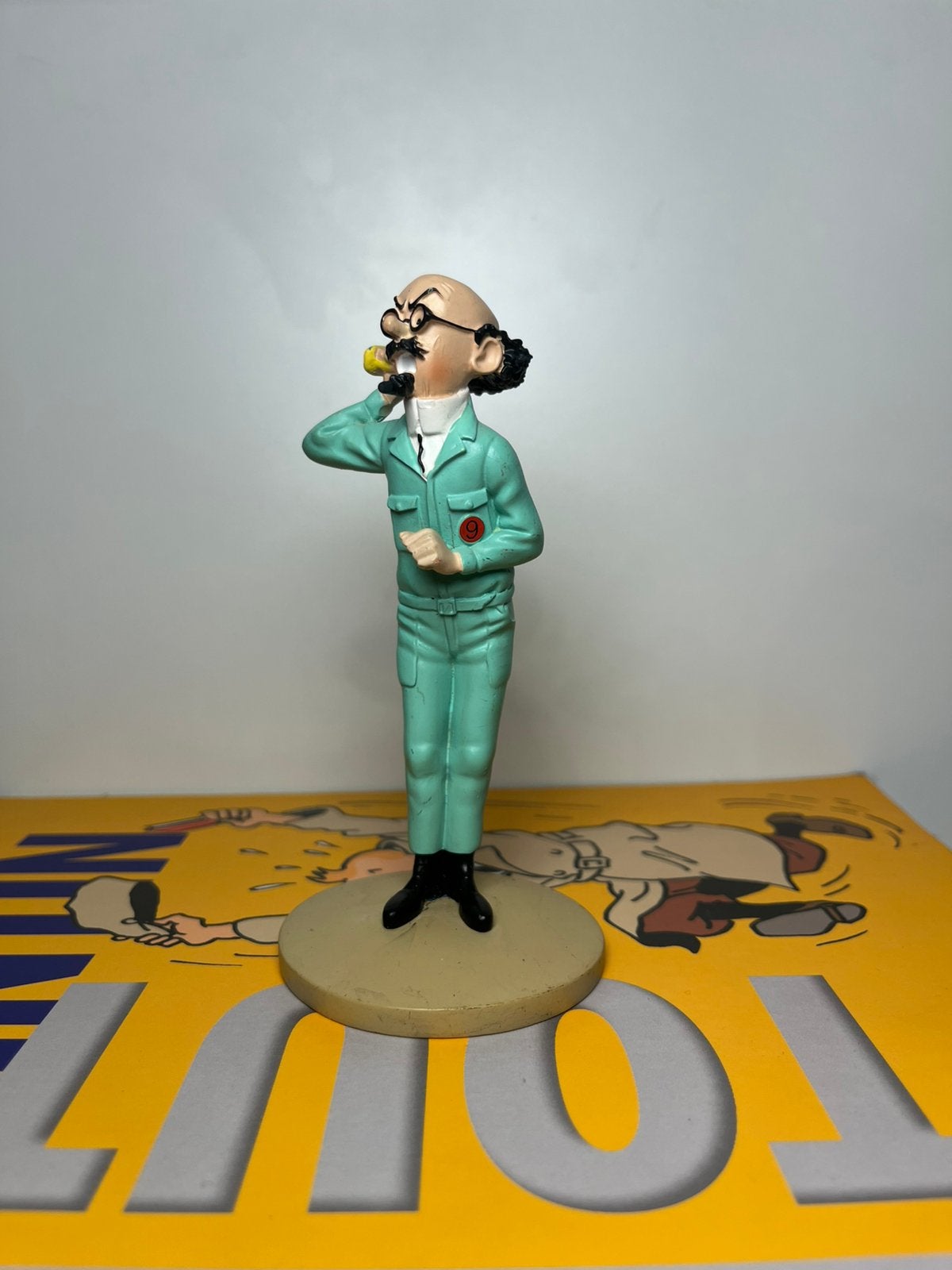 Le professeur de tournesol au cornet, Collections, Enlèvement ou Envoi, Tintin, Comme neuf, Statue ou Figurine