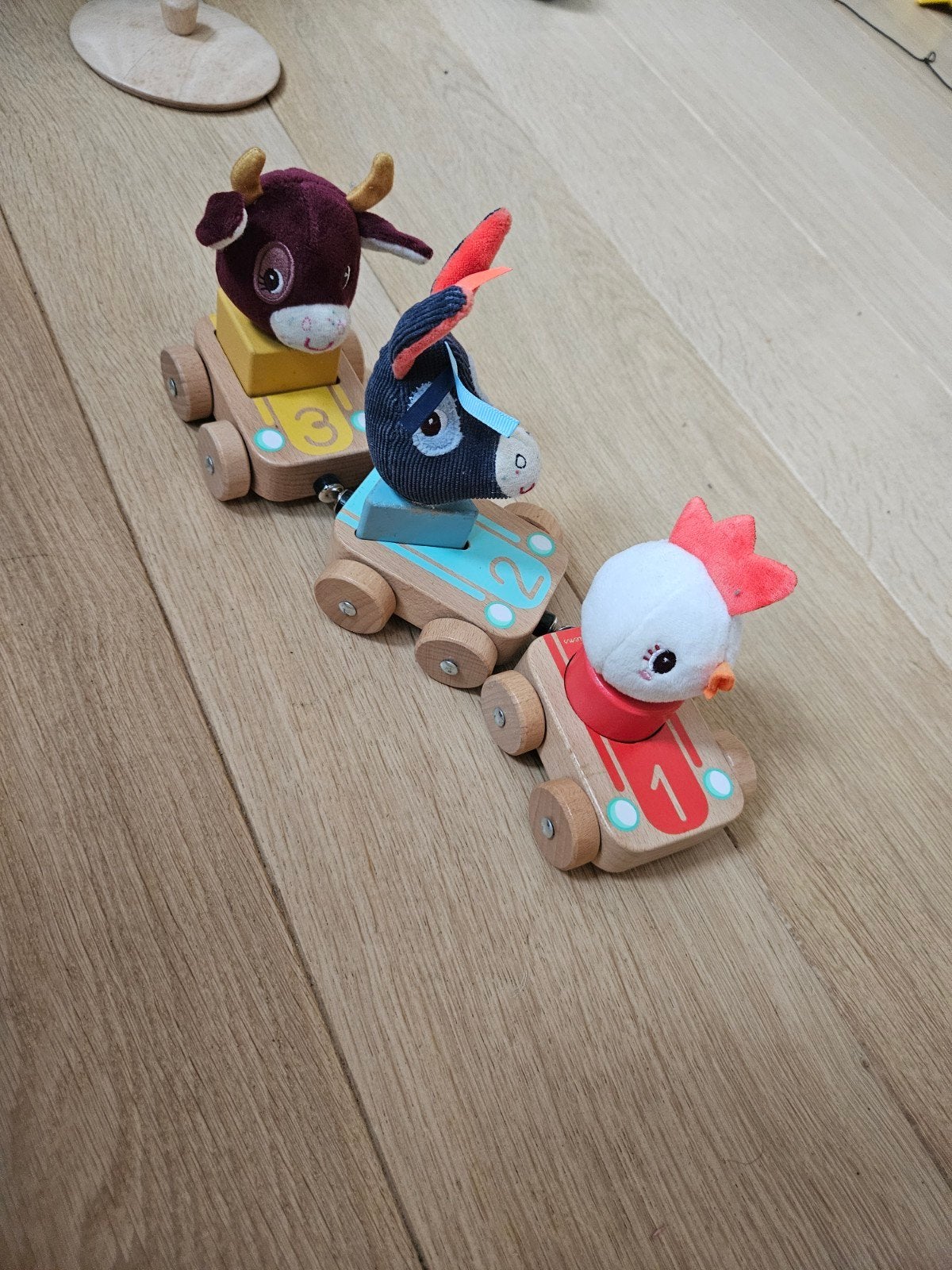 Kleine treinwagon van Liliputiens, Ophalen