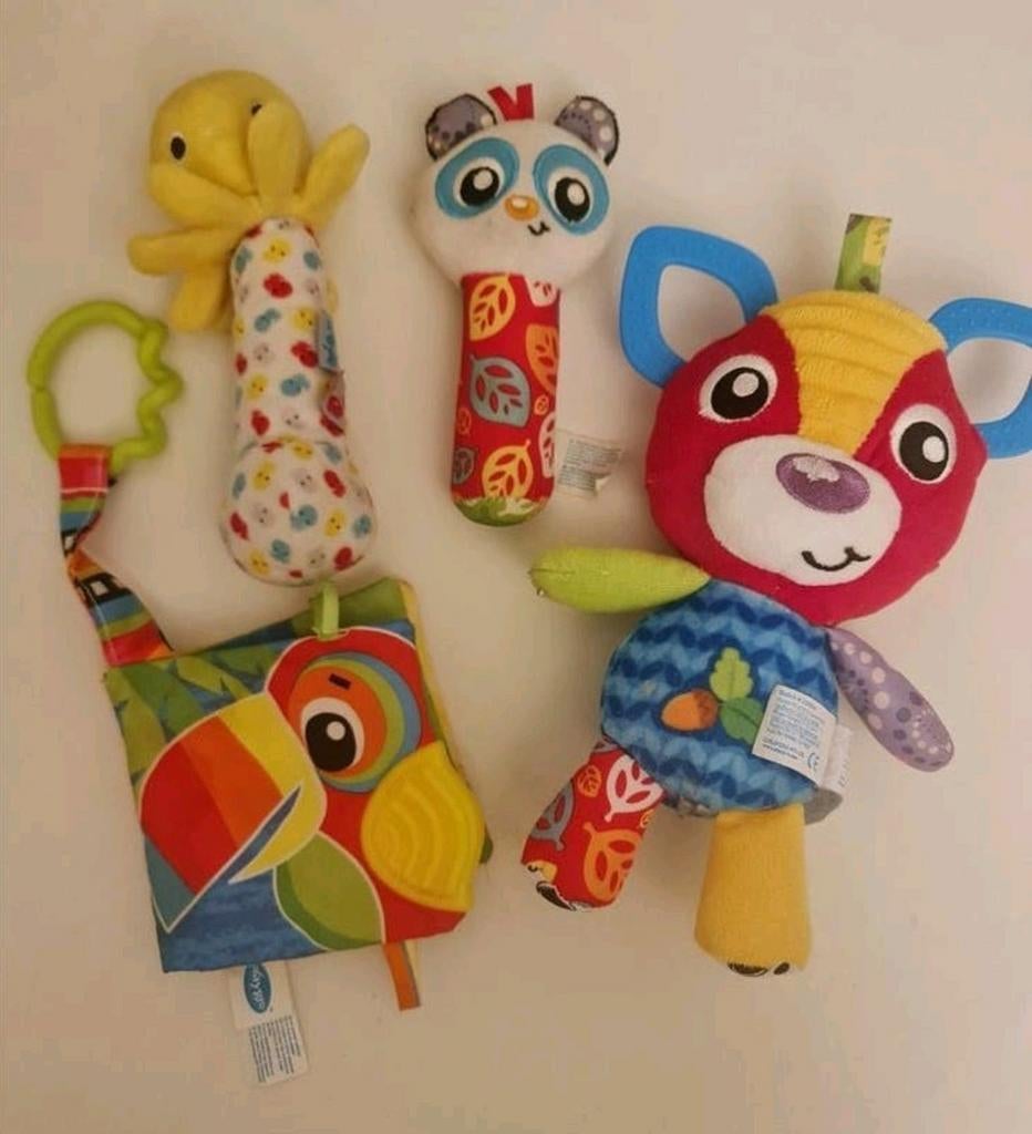 Babyspeelgoed : pakket playgro ( 4 stuks ), Kinderen en Baby's, Ophalen of Verzenden, Rammelaar