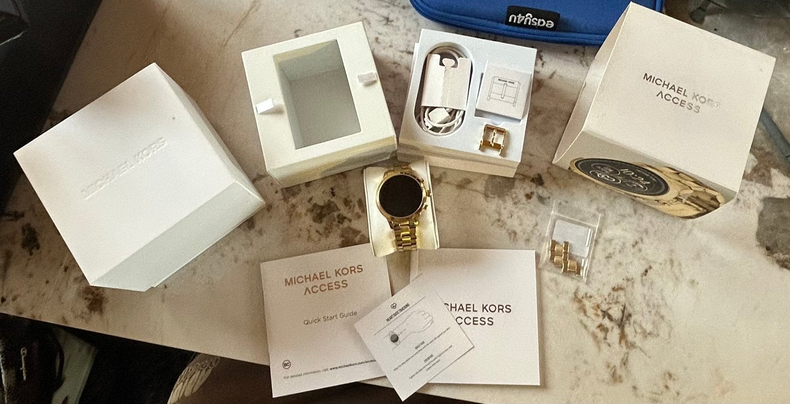Smartwatch, Ophalen of Verzenden, Waterdicht, Zo goed als nieuw, Android