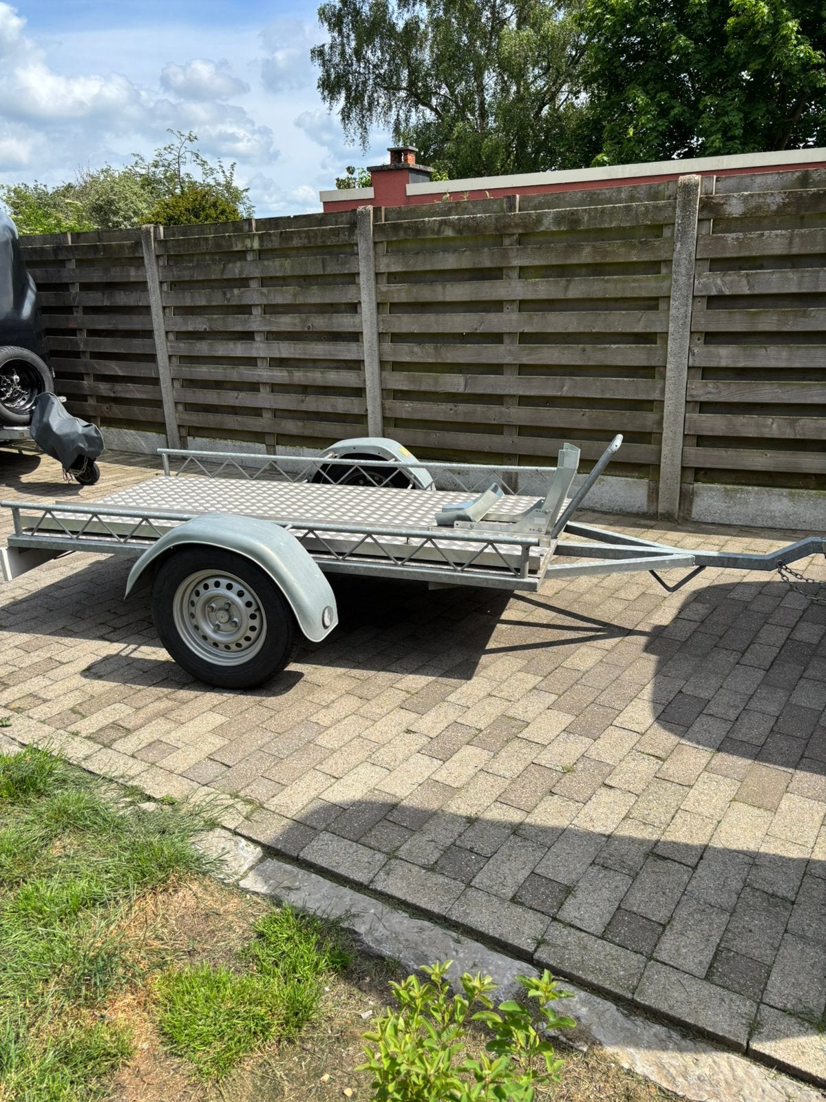 Aanhangwagen / remork motor., Ophalen, Gebruikt