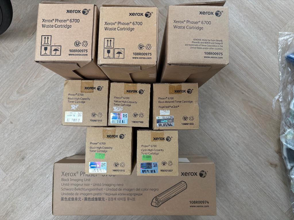 Xerox Phaser 6700 toners-waste toners en imaging unit, Ophalen of Verzenden, Nieuw, Toner, Xerox