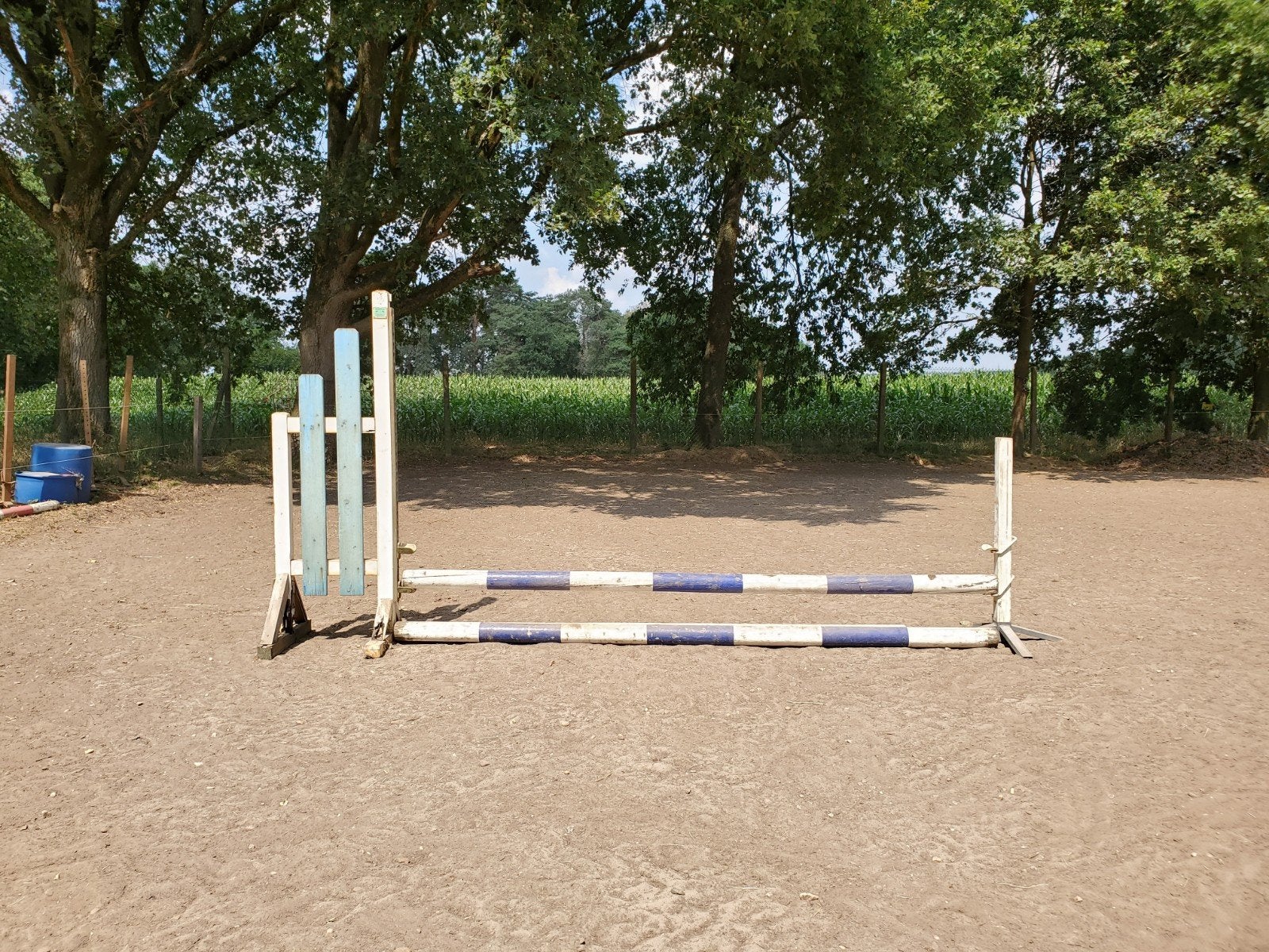 Hindernissen balken hekjes staanders zijvleugels., Enlèvement, Utilisé, Obstacle