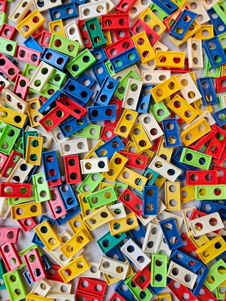 Retro dominostenen, Kinderen en Baby's, Speelgoed | Educatief en Creatief, Ophalen, Gebruikt, Bouwen