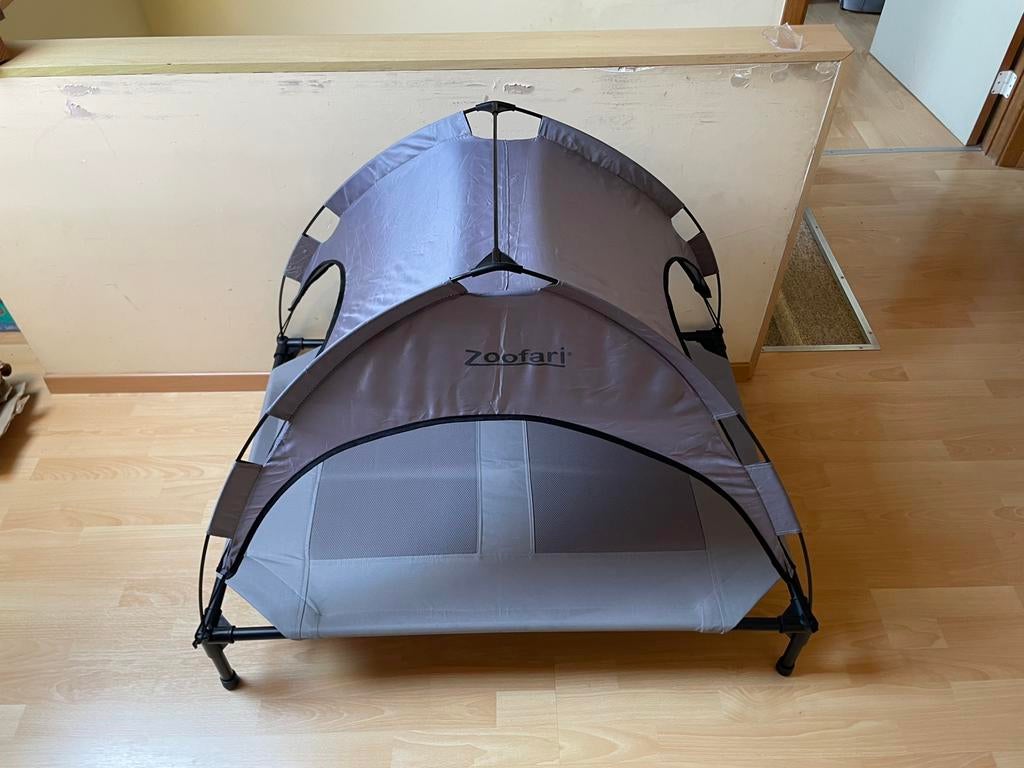 Hondenbed met zonnescherm, Ophalen, Nieuw, Polyester