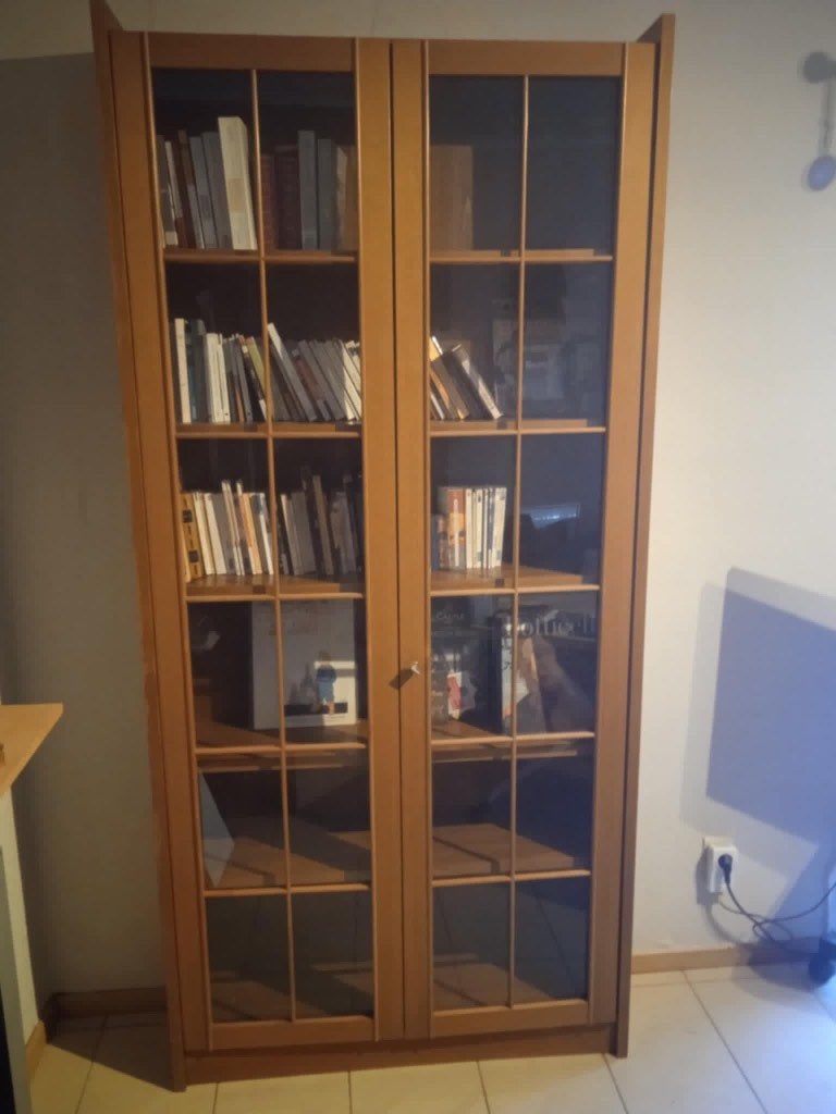 Bibliothèque vitrée/vitrine – Excellent état, Maison & Meubles, Armoires | Vitrines, Comme neuf, 200 cm ou plus, 100 à 150 cm