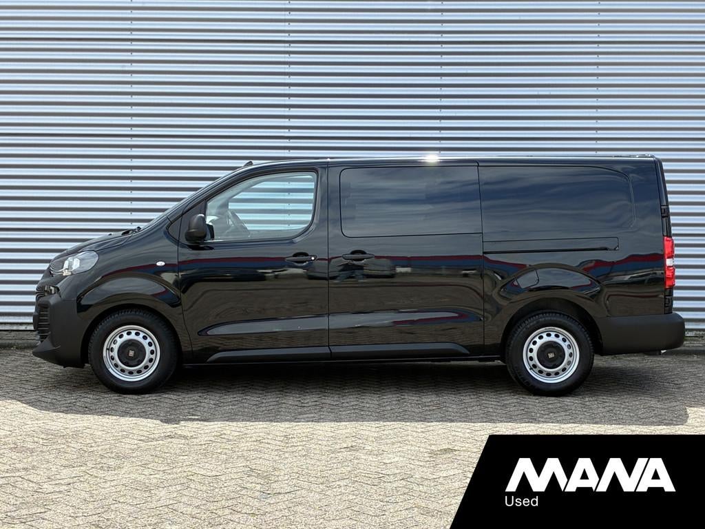 Fiat Scudo 2.0 145PK S&S L3 DC Automaat Trekhaak Lederen bek, Auto's, Gebruikt, 4 cilinders, Zwart, Leder