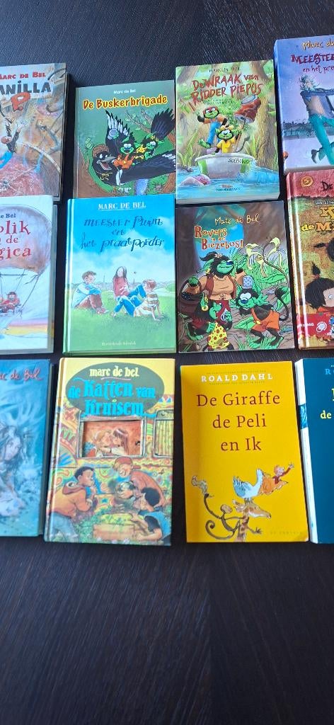 Boeken van Marc de Bel en Roald Dahl. Vanaf 4 euro, Boeken, Ophalen, Zo goed als nieuw, Marc de Bel, Fictie algemeen