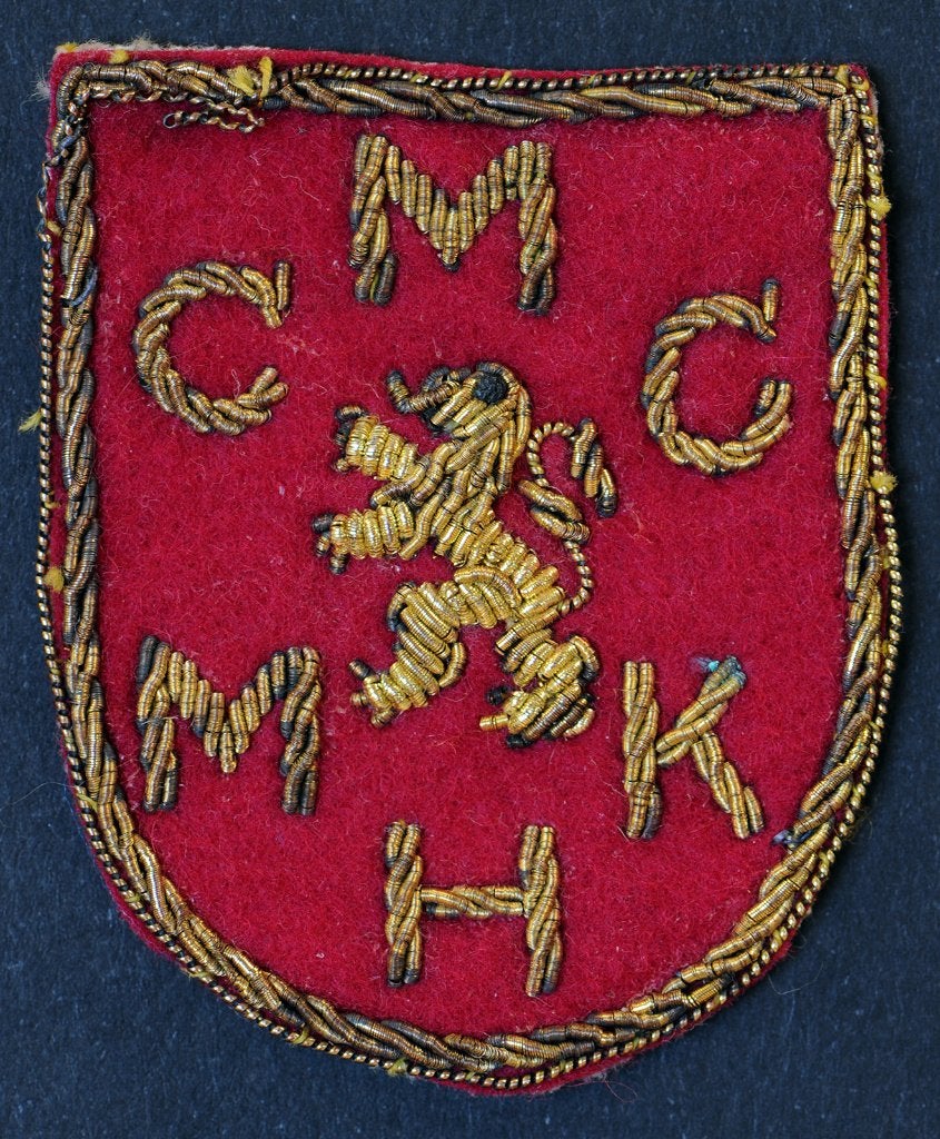 CMC-MHK - badge brodé (FBA), Collections, Envoi, Armée de terre, Emblème ou Badge