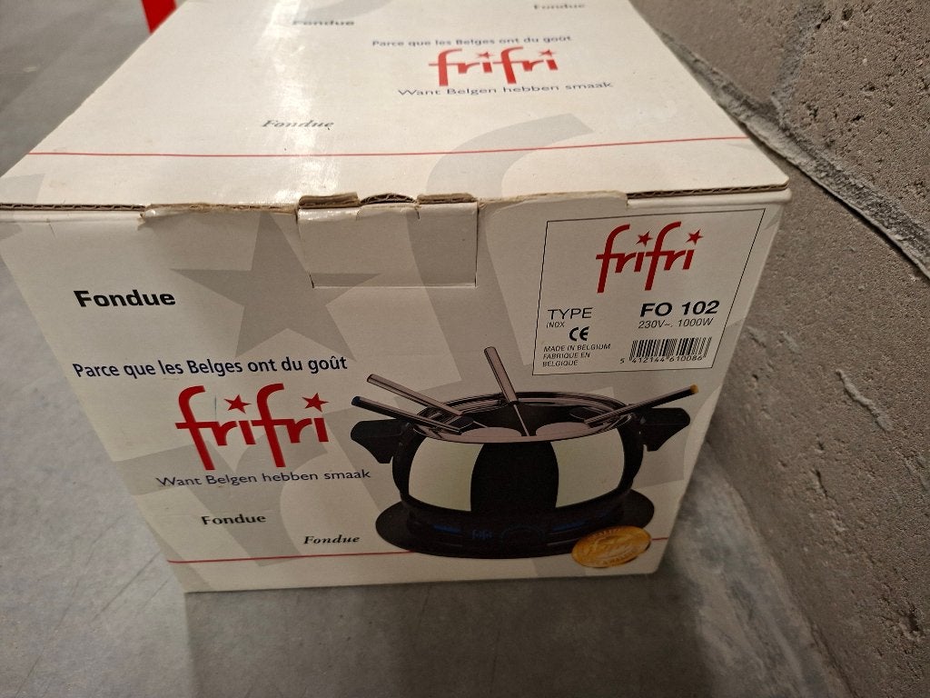 frifri – type FO 2 – fonduestel klein, Ophalen, Overige typen, Zo goed als nieuw, Zwart