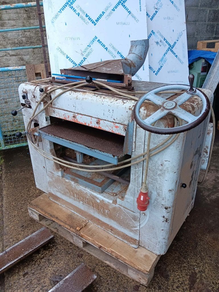 Raboteuse danckaert 700 mm, Ophalen
