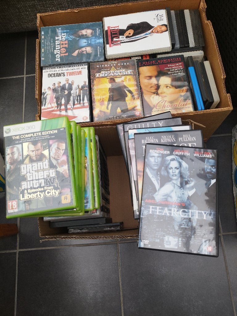 100 tal DVD's allen bekende klassiekers, Vanaf 16 jaar, Ophalen, Zo goed als nieuw, Overige genres