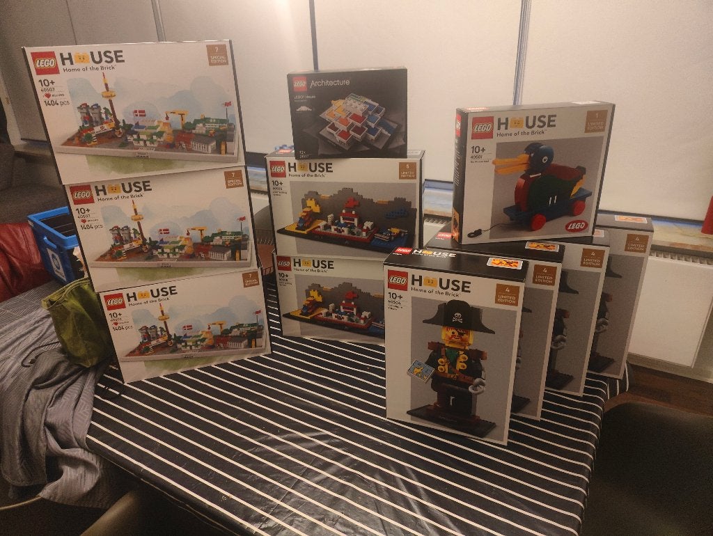LEGO House Sets 40501, 40504, 40505, 40507 en 40507, Overige thema's, Lego, Nieuw, Ophalen of Verzenden
