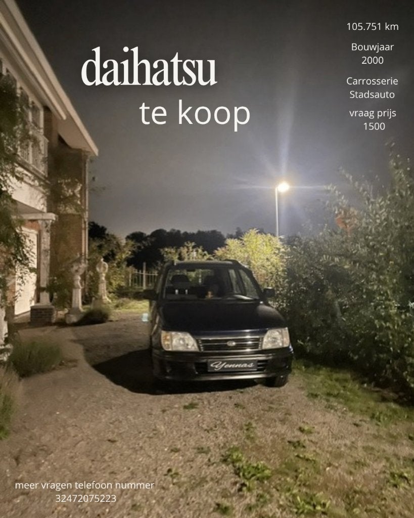 daihastu, Auto's, Automaat, 4 deurs, Stof, Bedrijf