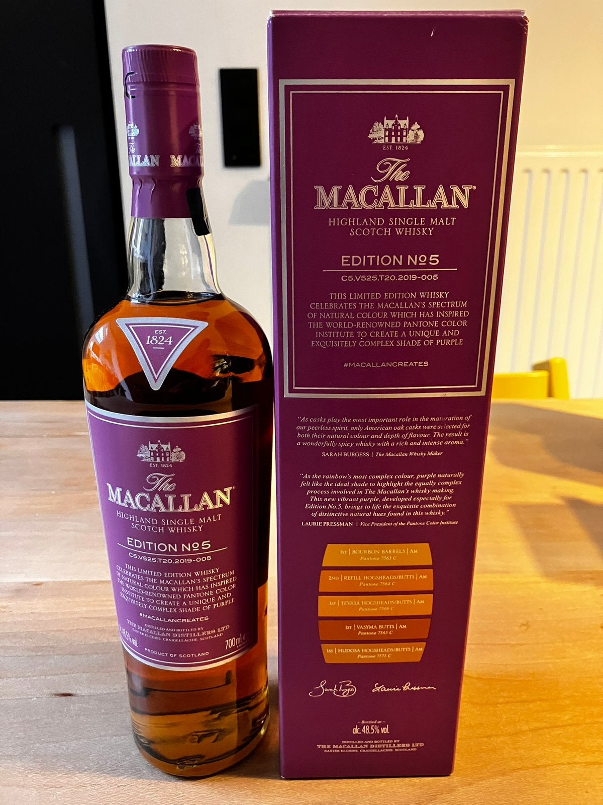 Flessen The Macallan, Enlèvement, Comme neuf