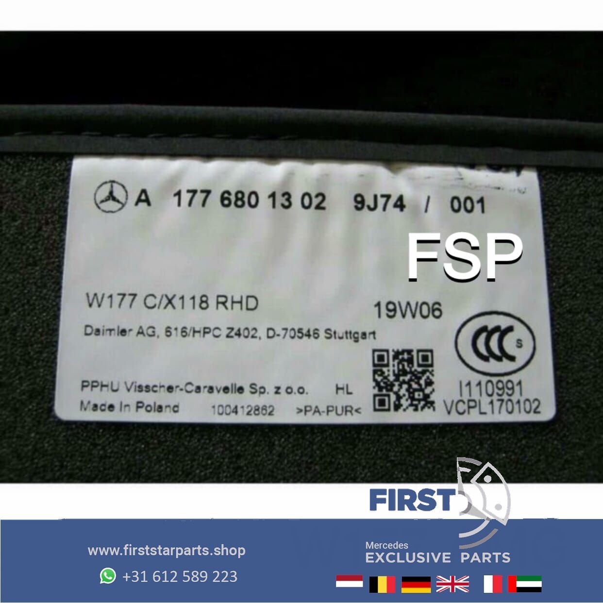 W177 AMG VLOERMATTEN Mercedes A Klasse A35 A45 2018-2021, Auto-onderdelen, Interieur en Bekleding, Gebruikt, -, Ophalen of Verzenden