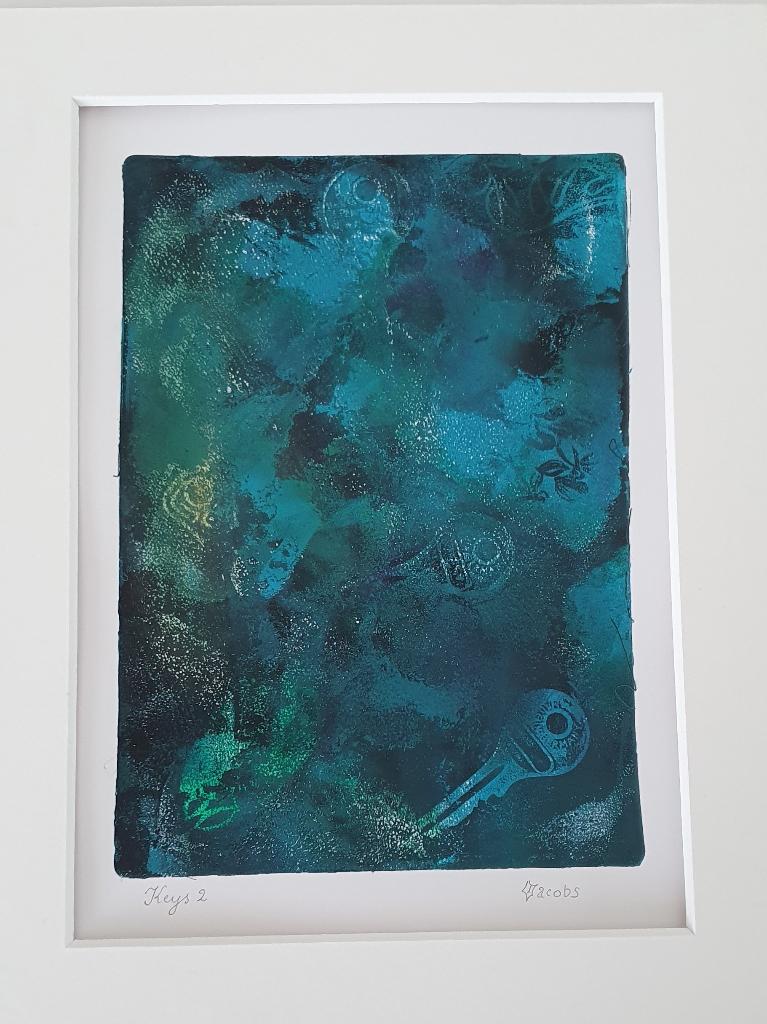 Monotype Keys 2, I. Jacobs, Antiek en Kunst, Ophalen of Verzenden