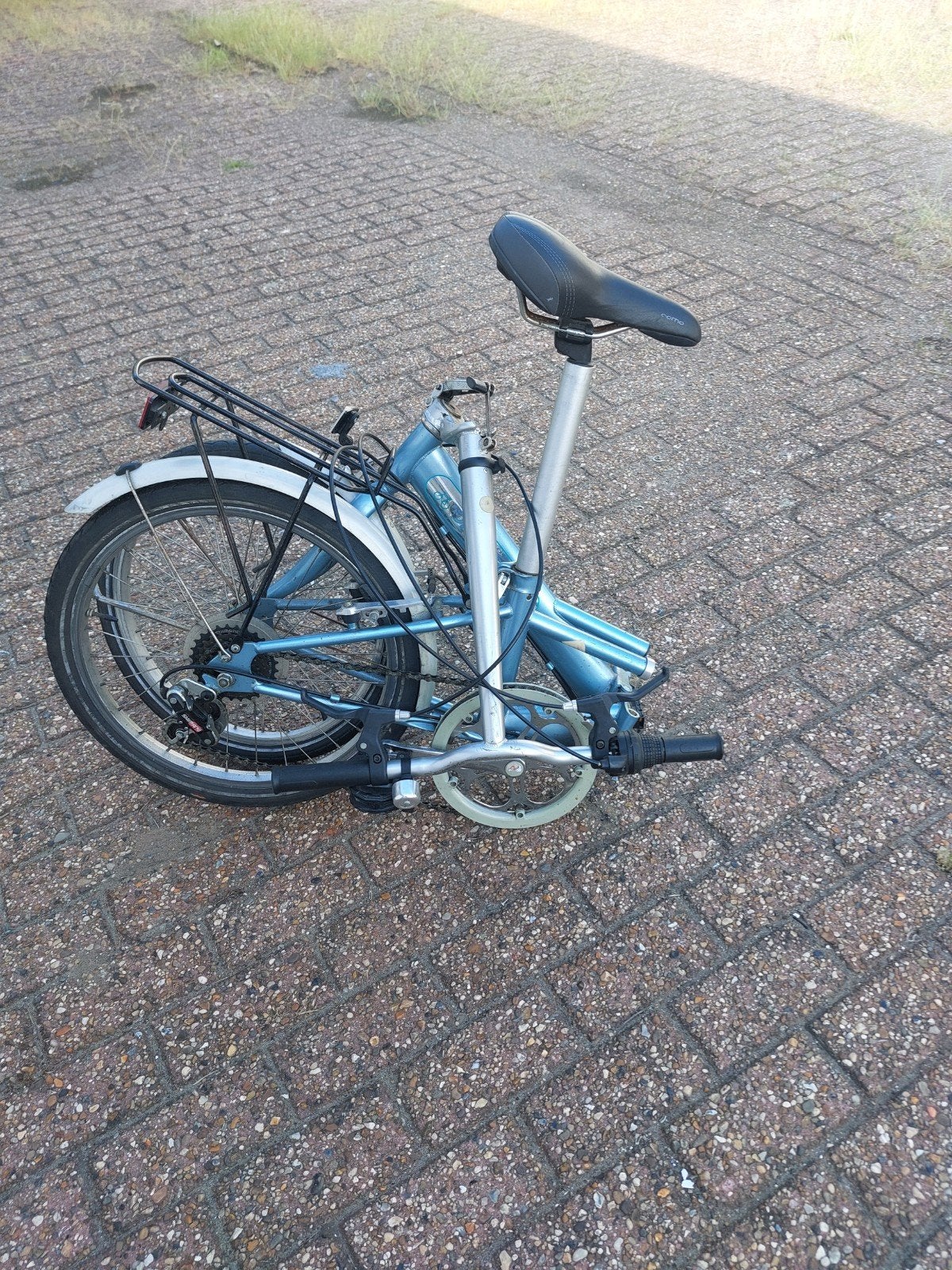 Nog goede vouwfiets, Ophalen