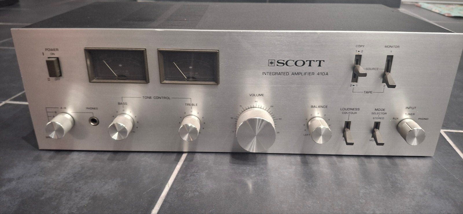SCOTT 410A, Enlèvement