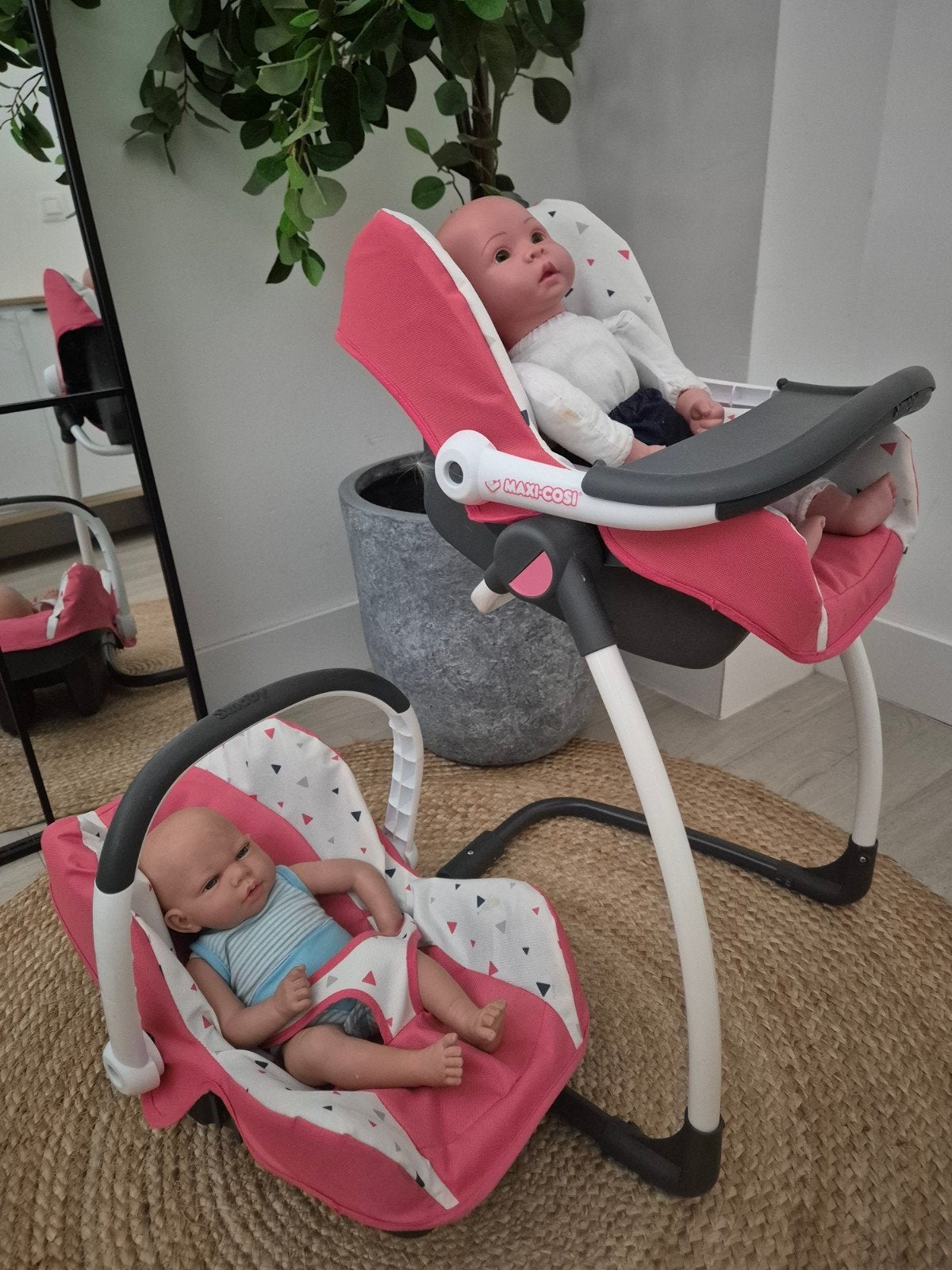 Babyspeelset met knuffel en kinderstoel, Ophalen