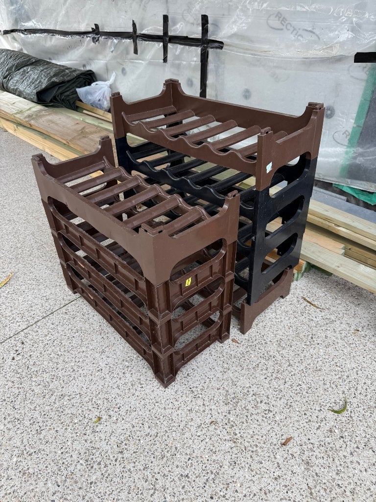 Kunststoffen Wijnrek, Maison & Meubles, Accessoires pour la Maison | Porte-bouteilles, 25 bouteilles ou plus, Moins de 50 cm, Synthétique