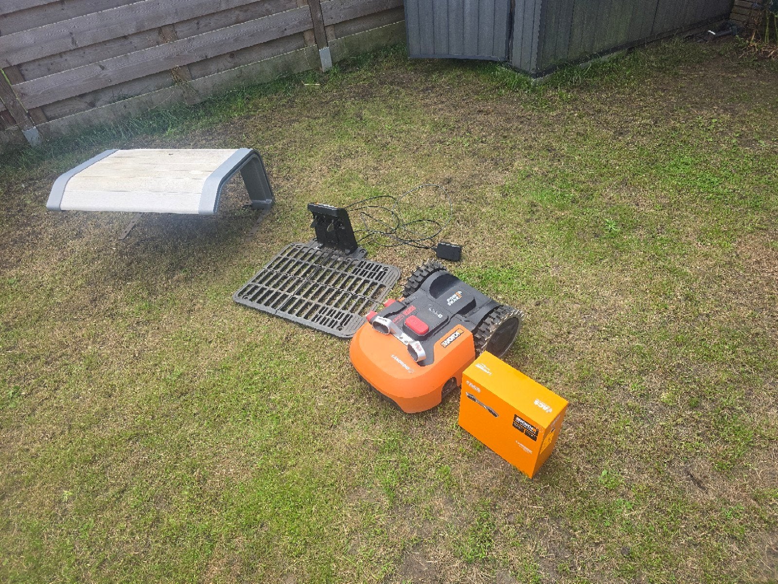 worx landroid S, Jardin & Terrasse, Enlèvement, Comme neuf, Landroid Worx, Avec capteur de pluie