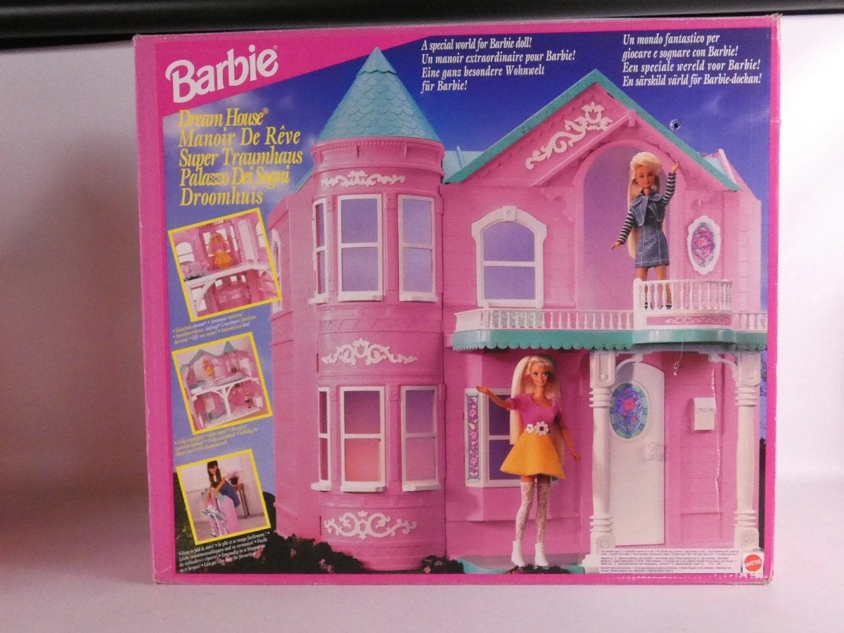 Maison De Poupée Barbie Dream House Avec Meubles et boite, Enfants & Bébés, Enlèvement ou Envoi, Utilisé, Maison de poupées