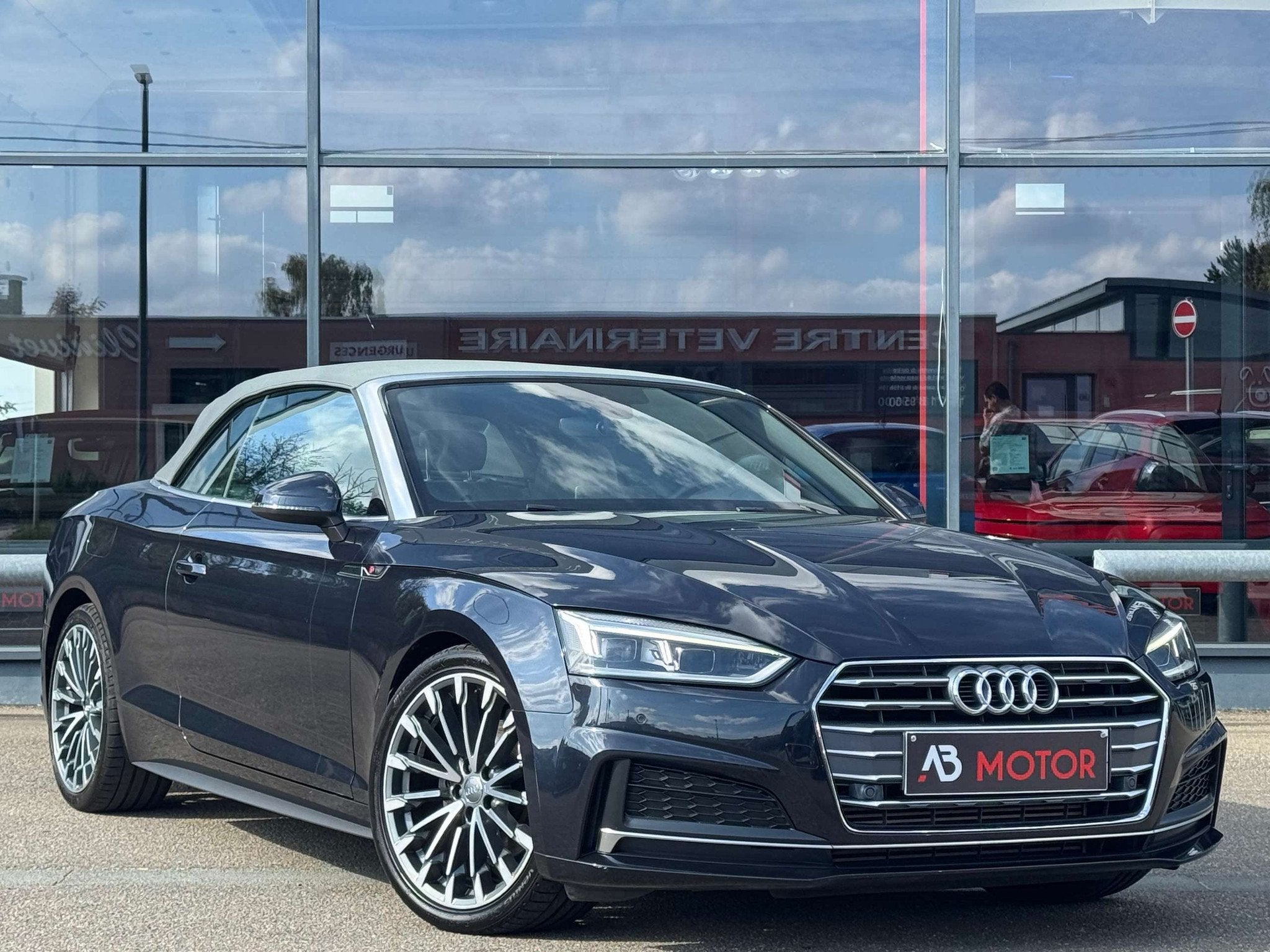 Audi A5 Cabriolet 2.0 TFSI 190CV S-LINE S TRONIC KEYLESS COC, Autos, Cuir, Argent ou Gris, Achat, Euro 6