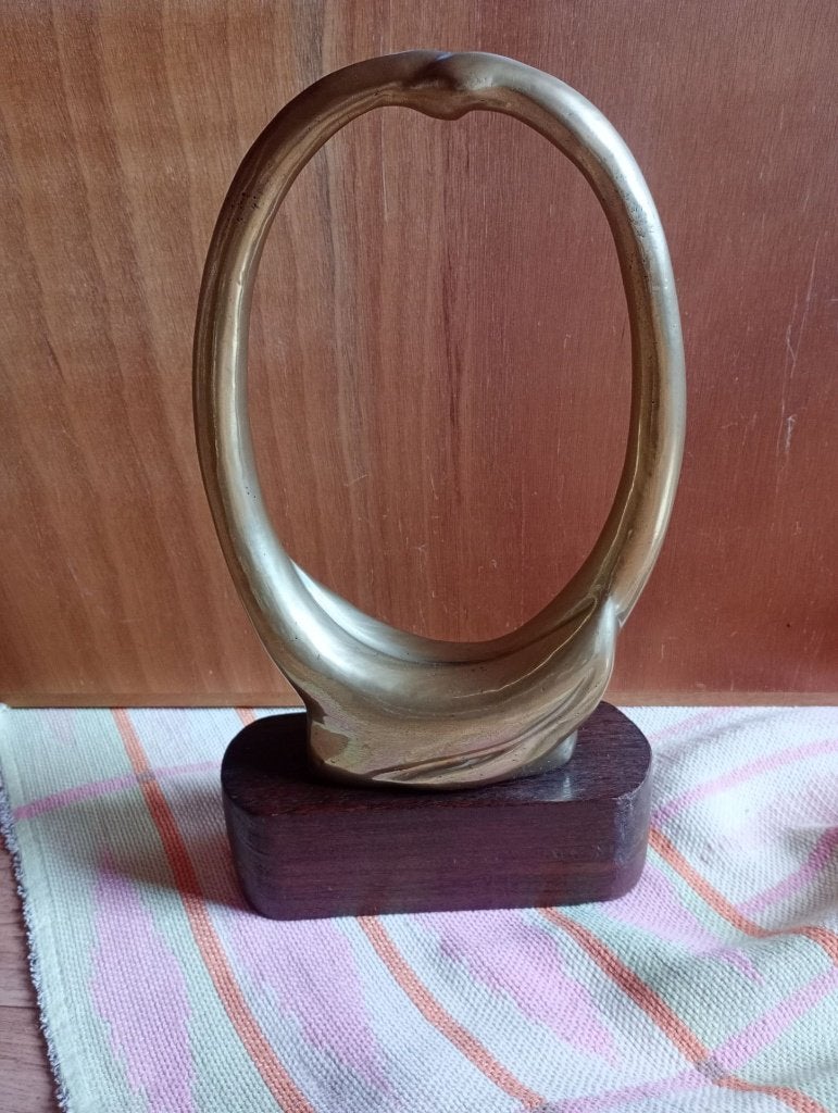 Statue en cuivre, Enlèvement, Comme neuf, Métal, Moderne