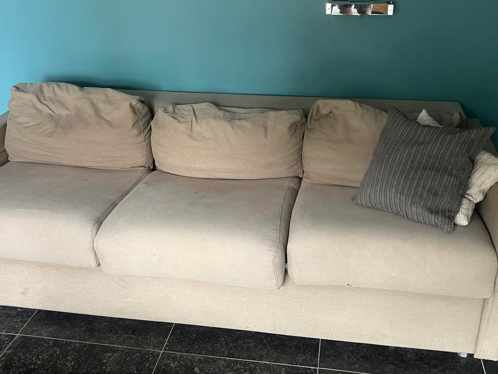 Zetel, omvormbaar tot stapelbed, Ophalen, Gebruikt, 100 tot 125 cm, Driepersoons