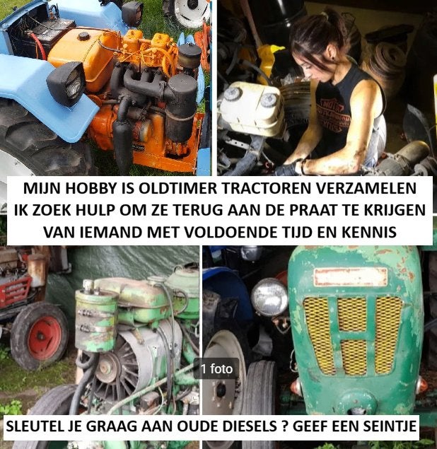 GEZOCHT IEMAND DIE IETS VAN OUDE DIESELMOTOREN KENT, Ophalen, Audi