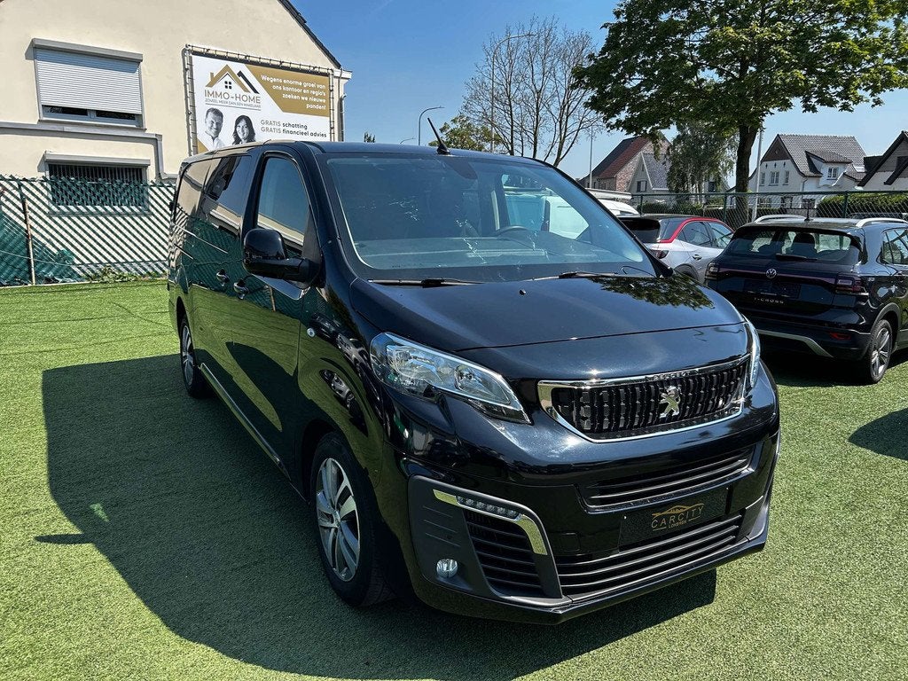 Peugeot Expert 2.0 HDI 177 PK DUBBEL CABINE 5 PL  AUTOMA, Stof, Gebruikt, 4 cilinders, Zwart