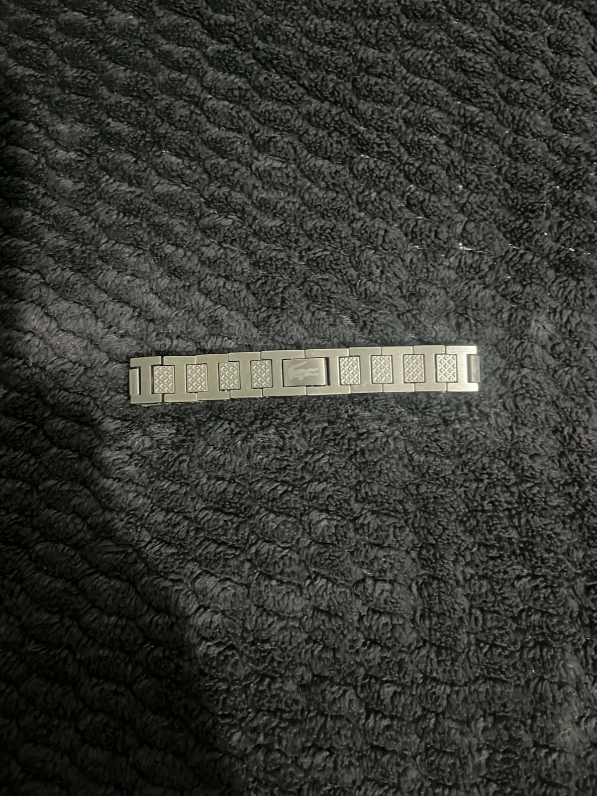 Lacoste zilveren armband, Handtassen en Accessoires, Armbanden, Ophalen of Verzenden, Zo goed als nieuw, Zilver, Zilver