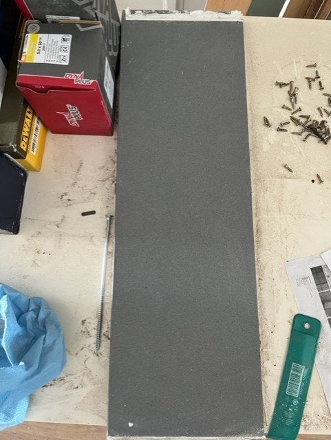 Venstertablet hardsteen, Bricolage & Construction, Plinthes & Finitions, Rebords de fenêtre, Moins de 100 cm, Enlèvement, Utilisé