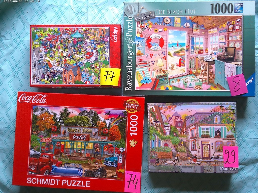 puzzel 1000==zie info bij "kleine" aankoop==nr 8 verkocht==, Enlèvement ou Envoi, Utilisé