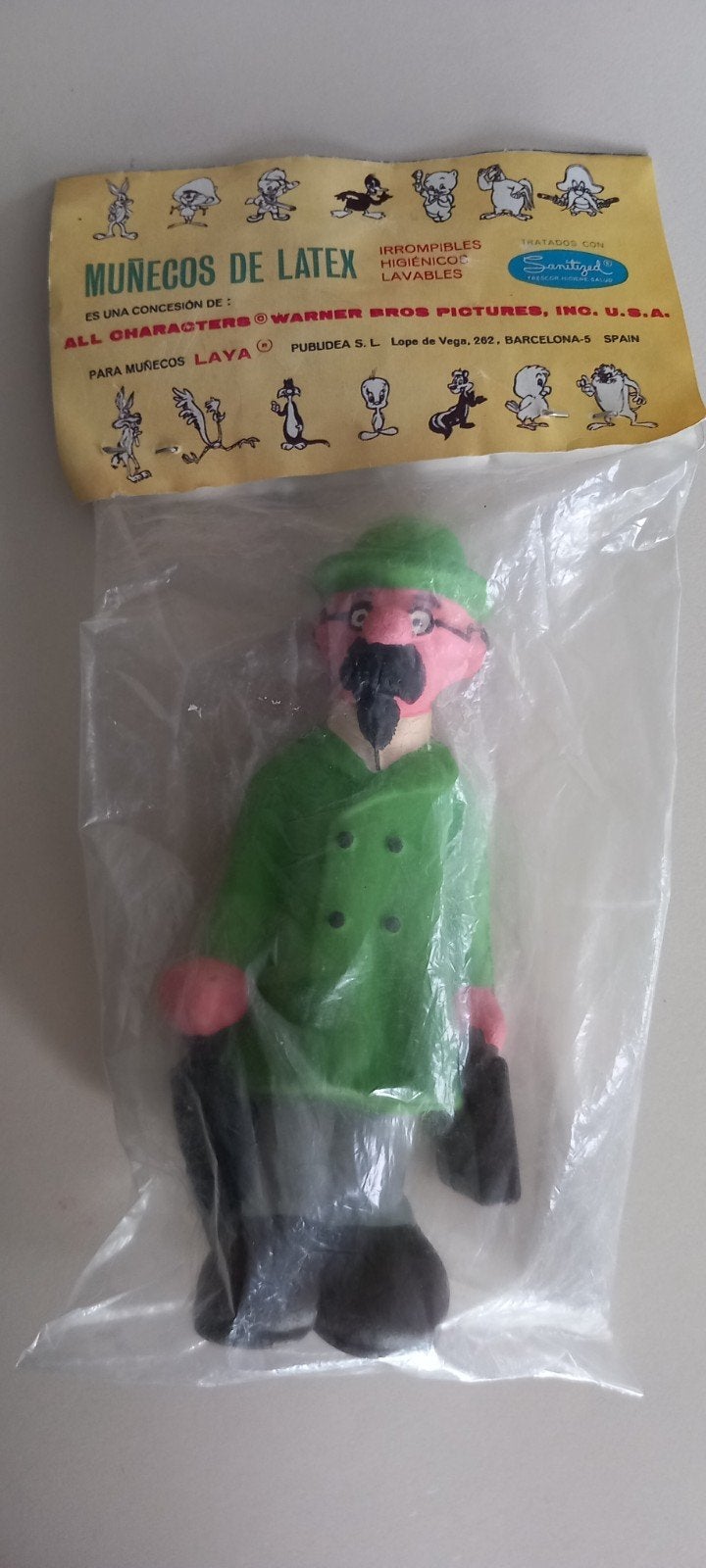 Beeldje Professor Sunflower Tintin Pouêt Laya, Verzamelen, Stripfiguren, Kuifje, Ophalen of Verzenden