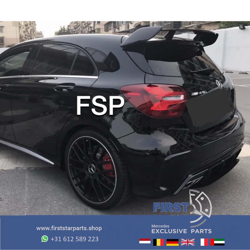 W176 A45 AMG DAK SPOILER 45 VLEUGEL A Klasse 2012-2018 ZWART, Gebruikt, Ophalen of Verzenden, Achter, -