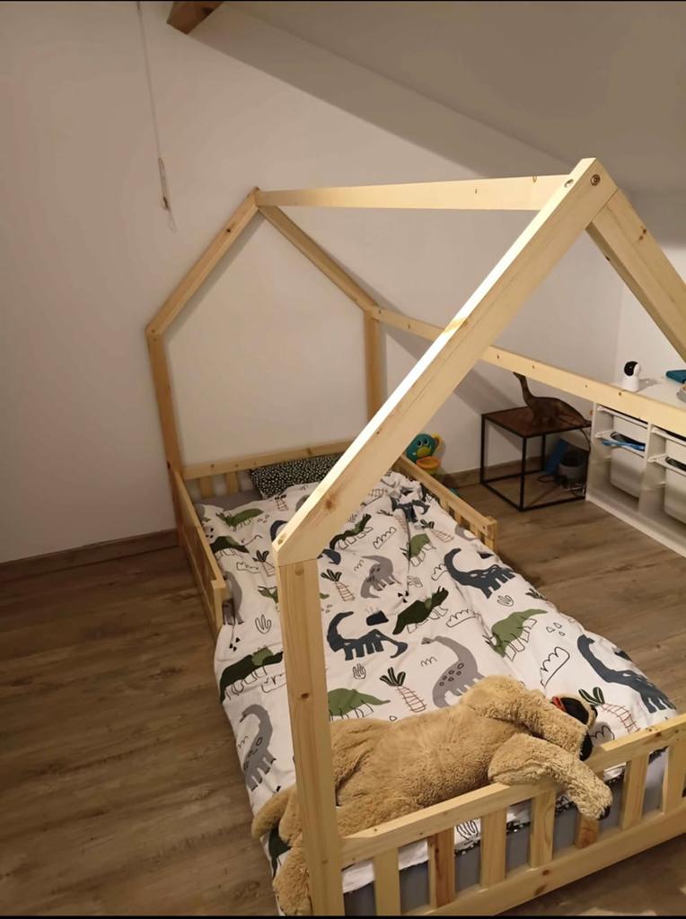 Lit cabane 90/190, Enlèvement ou Envoi, Comme neuf, Matelas