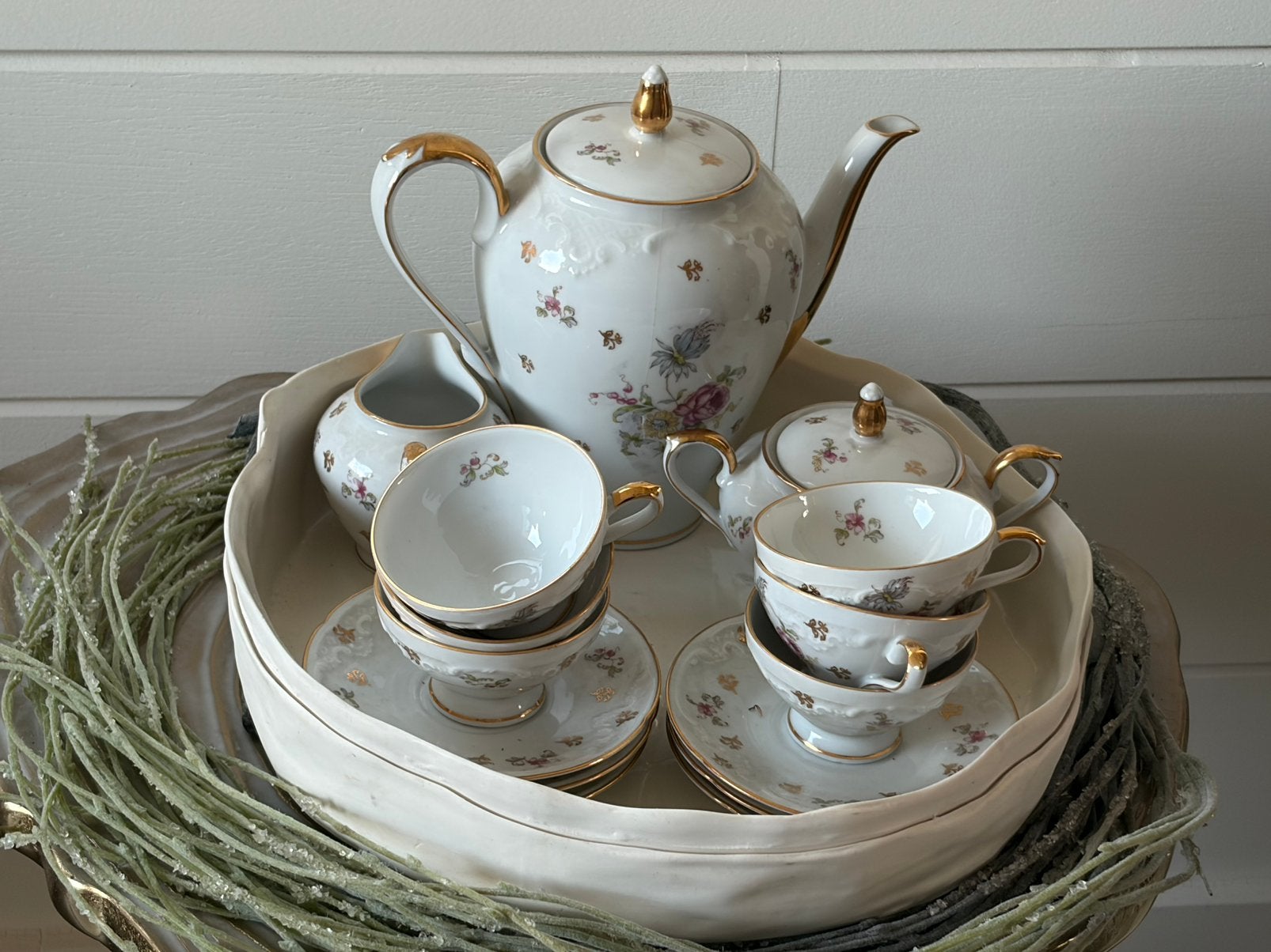 Koffieservies 6p - Bavaria - perfecte staat- romantisch, Ophalen