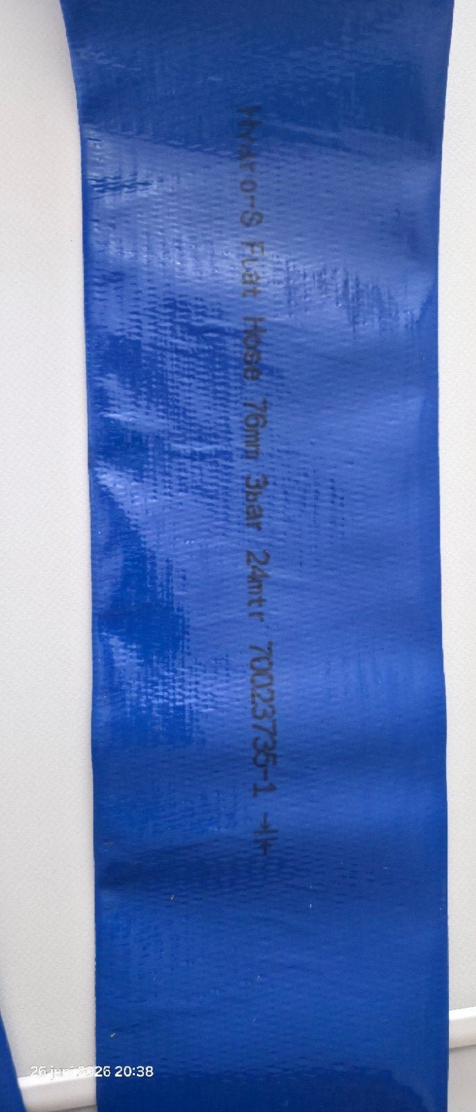 Nieuwe Hydro-S platte waterslang 70 mm / 3 bar – ca. 21 mete, Caravans en Kamperen, Ophalen, Nieuw
