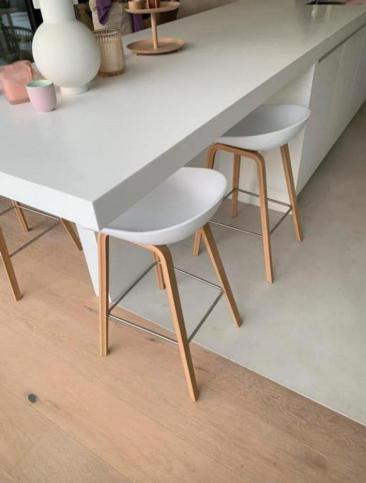 Tabouret HAY h:65cm, Maison & Meubles, Ameublement | Revêtements de sol, Enlèvement, Comme neuf, Blanc