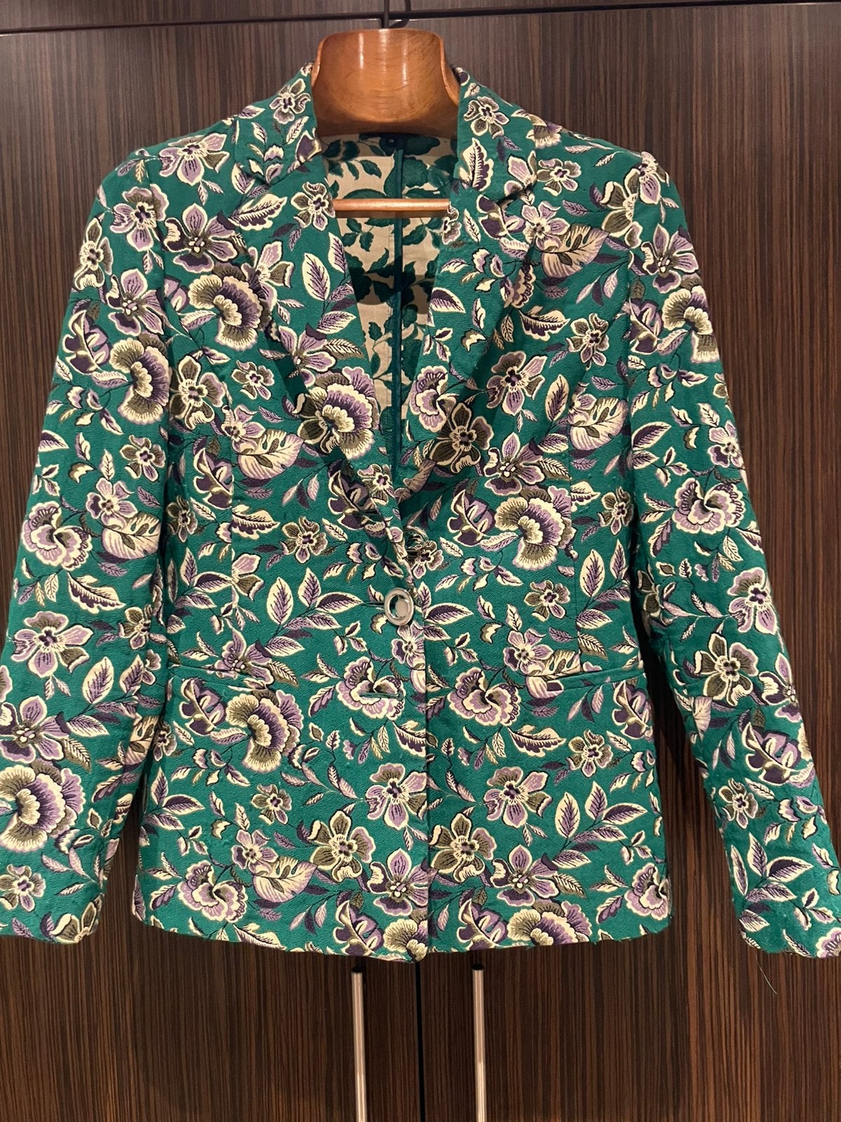 Veste jusqu'aux hanches, beau tissu, Vêtements | Femmes, Taille 38/40 (M), Enlèvement ou Envoi, Comme neuf, Vert