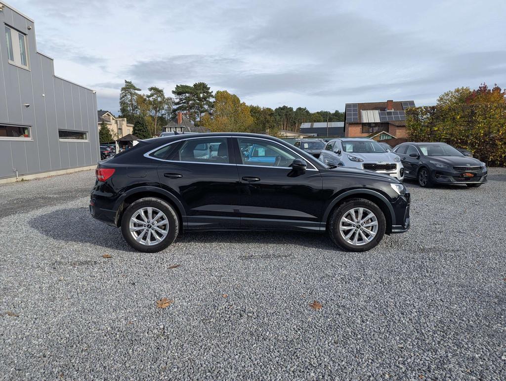 Audi Q3 45 TFSIe PHEV Sportback | LEER | BLIND SPOT | NAVI, 32 g/km, Gebruikt, 4 cilinders, Zwart